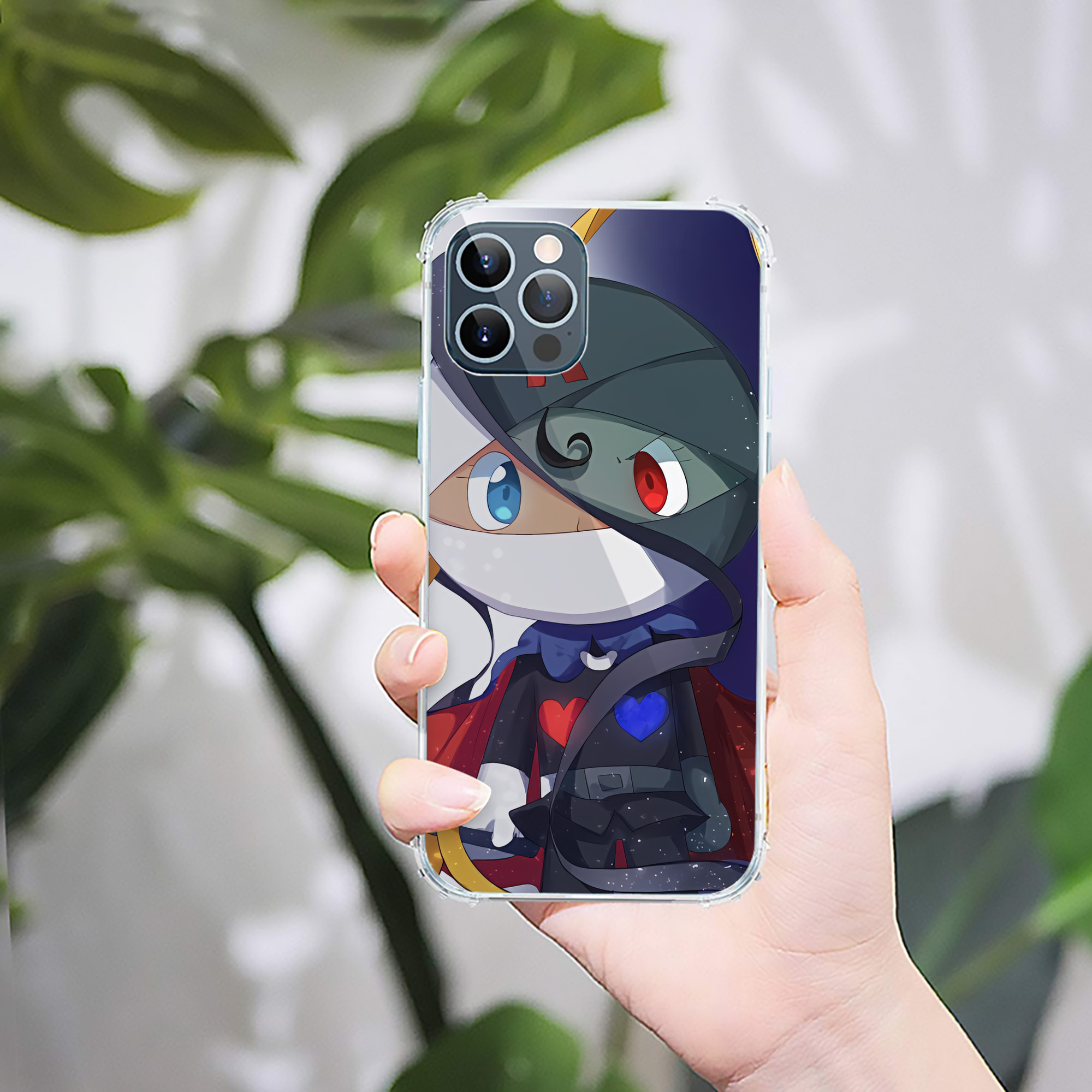 （画像用） アンパンマン Anpanman 【iPhone 12シリーズ対応】透明スマホケース（クリアソフトケース）